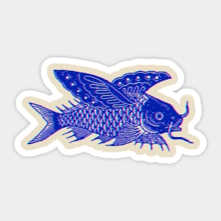 Flying Catfish Sticker